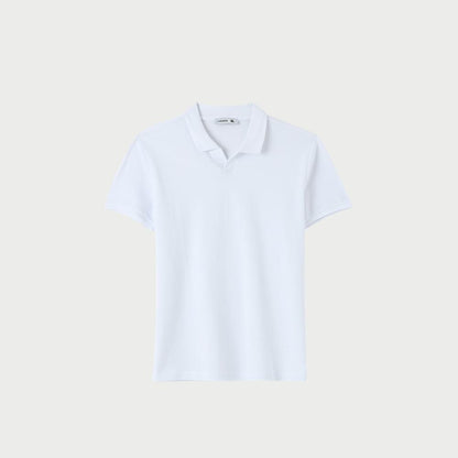Textured Fabric Derby Polo Shirt
