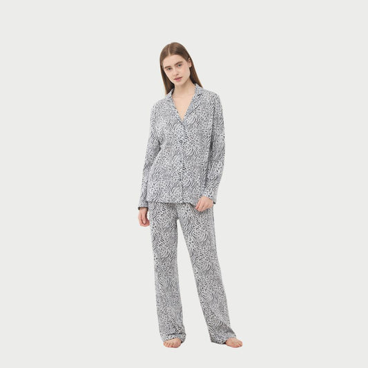 Animal Print Pajamas Set