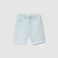 Men's Cuffed Denim Shorts