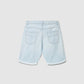 Men's Cuffed Denim Shorts