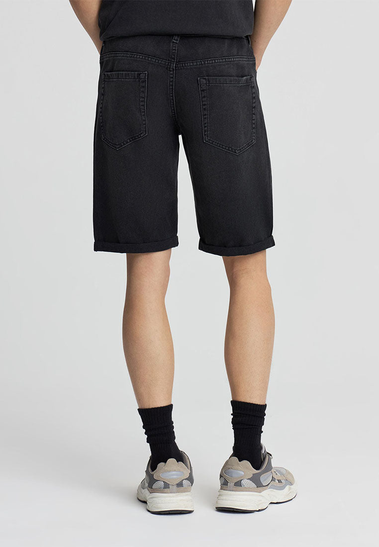 Men's Five-Pocket Denim Shorts