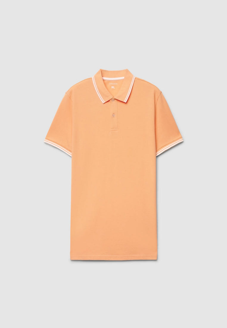 Men's Contrasting Trim Polo T-Shirt