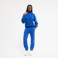 Solid Color High-Waisted Tracksuit Bottoms