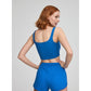 Square Neck Cropped Fit Bra Top