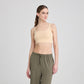 Square Neck Cropped Fit Bra Top