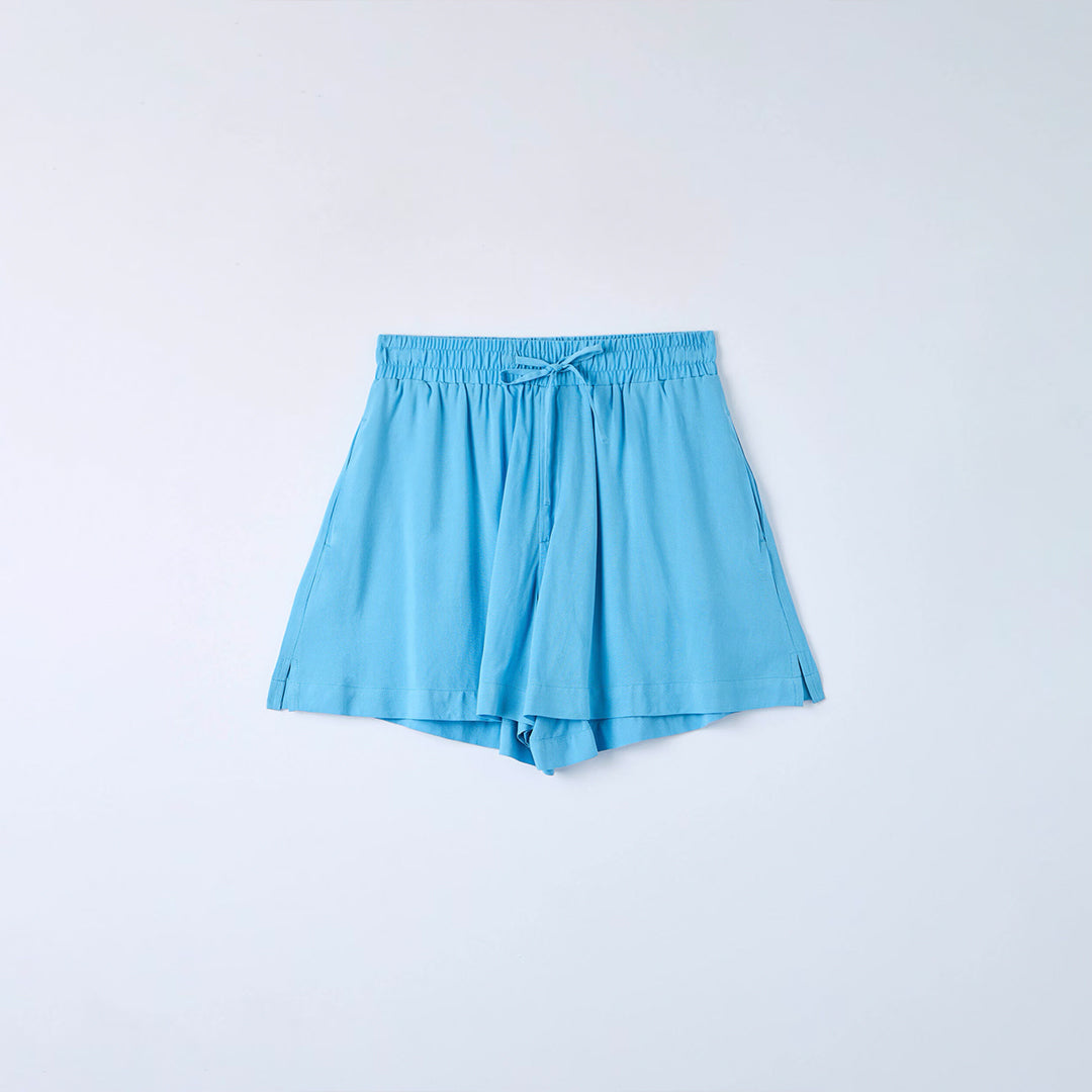 Drawstring High Waist Shorts