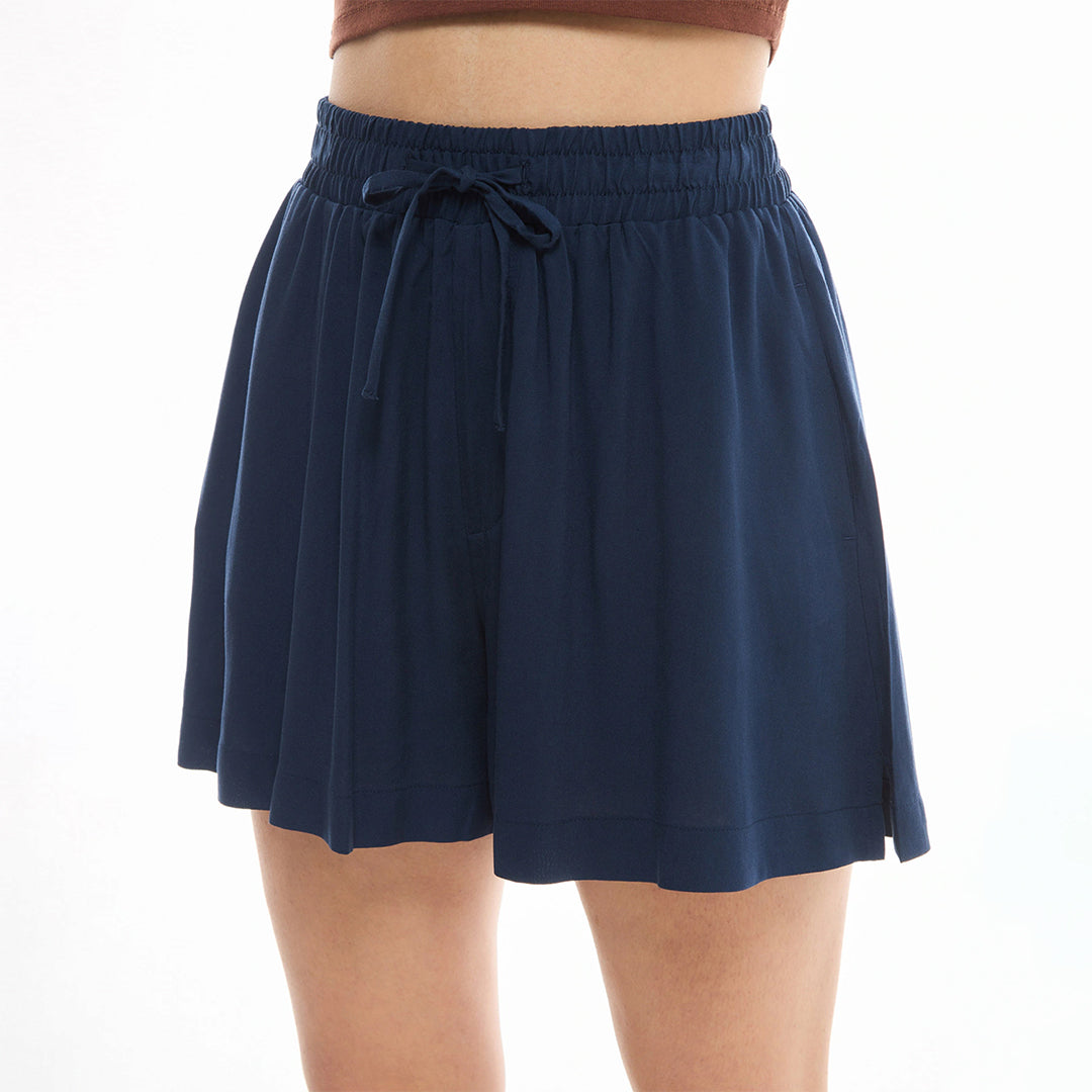 Drawstring High Waist Shorts