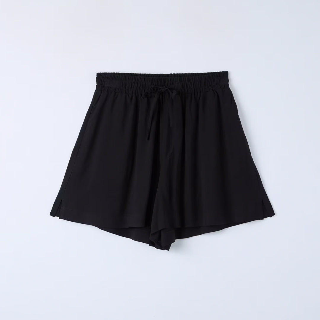 Drawstring High Waist Shorts