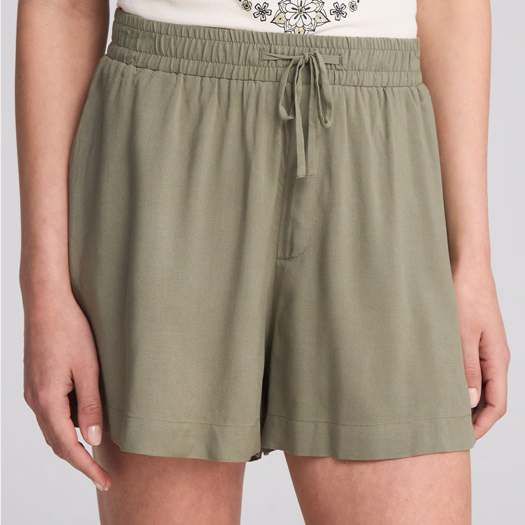 Drawstring High Waist Shorts