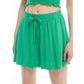 Drawstring High Waist Shorts