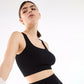 Solid Color Seamless Bra Top