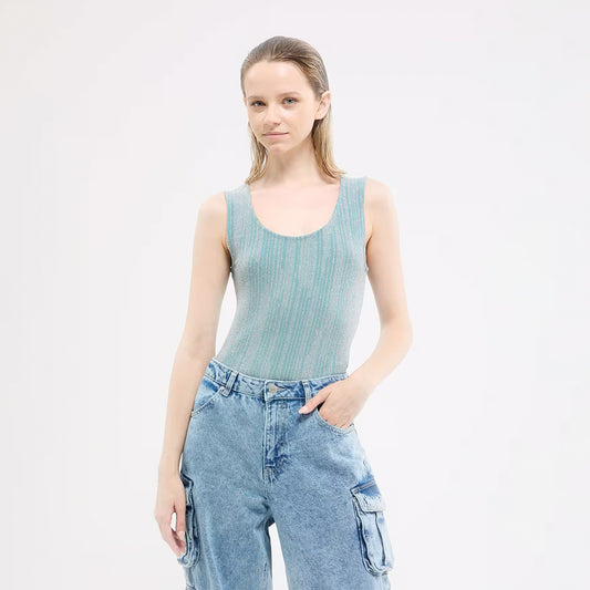 Wide Neckline Tank Top