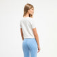 Solid Color Crew Neck T-Shirt