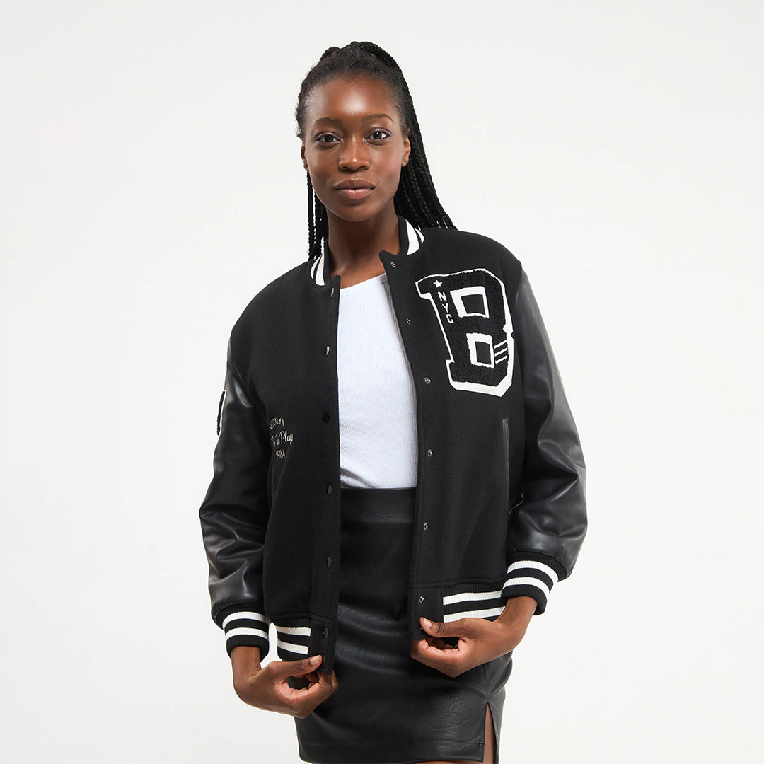 Varsity-Style Heavy Jacket