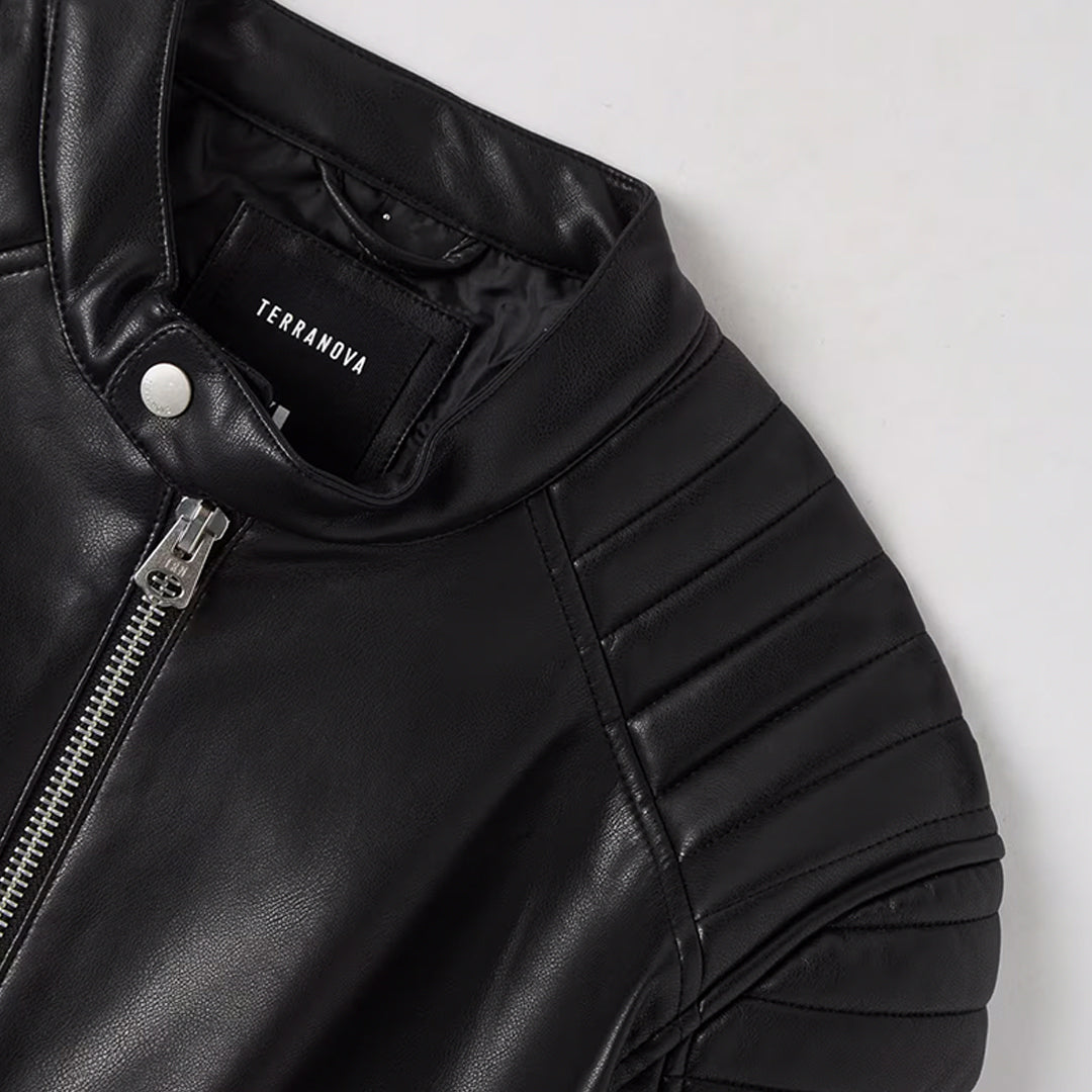 Leather Effect Jacket