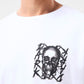 Double-Sided Skull Print Crew Neck T-Shirt