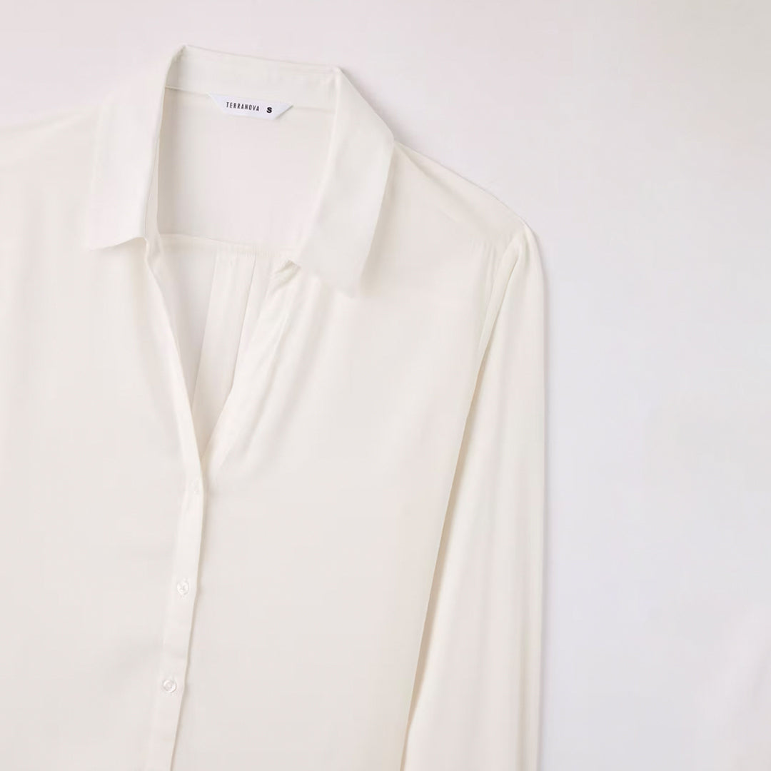 Classic Collar V-Neck Shirt