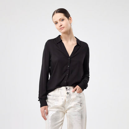 Classic Collar V-Neck Shirt
