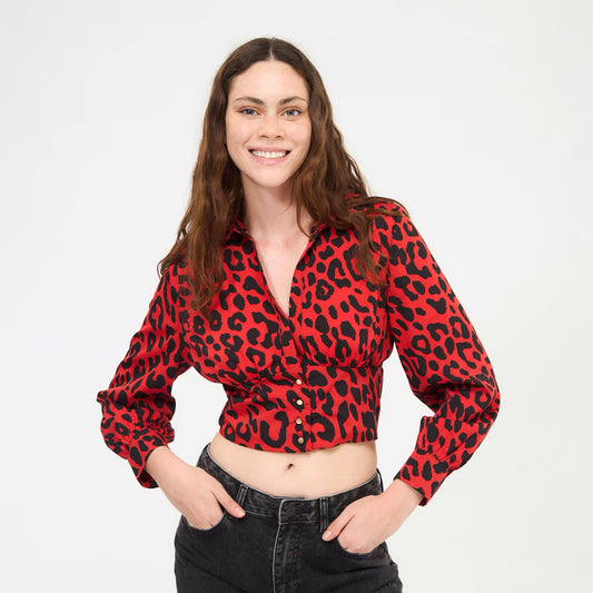 Long Blouse with Corset