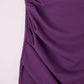 Solid Color Skirt with Draping