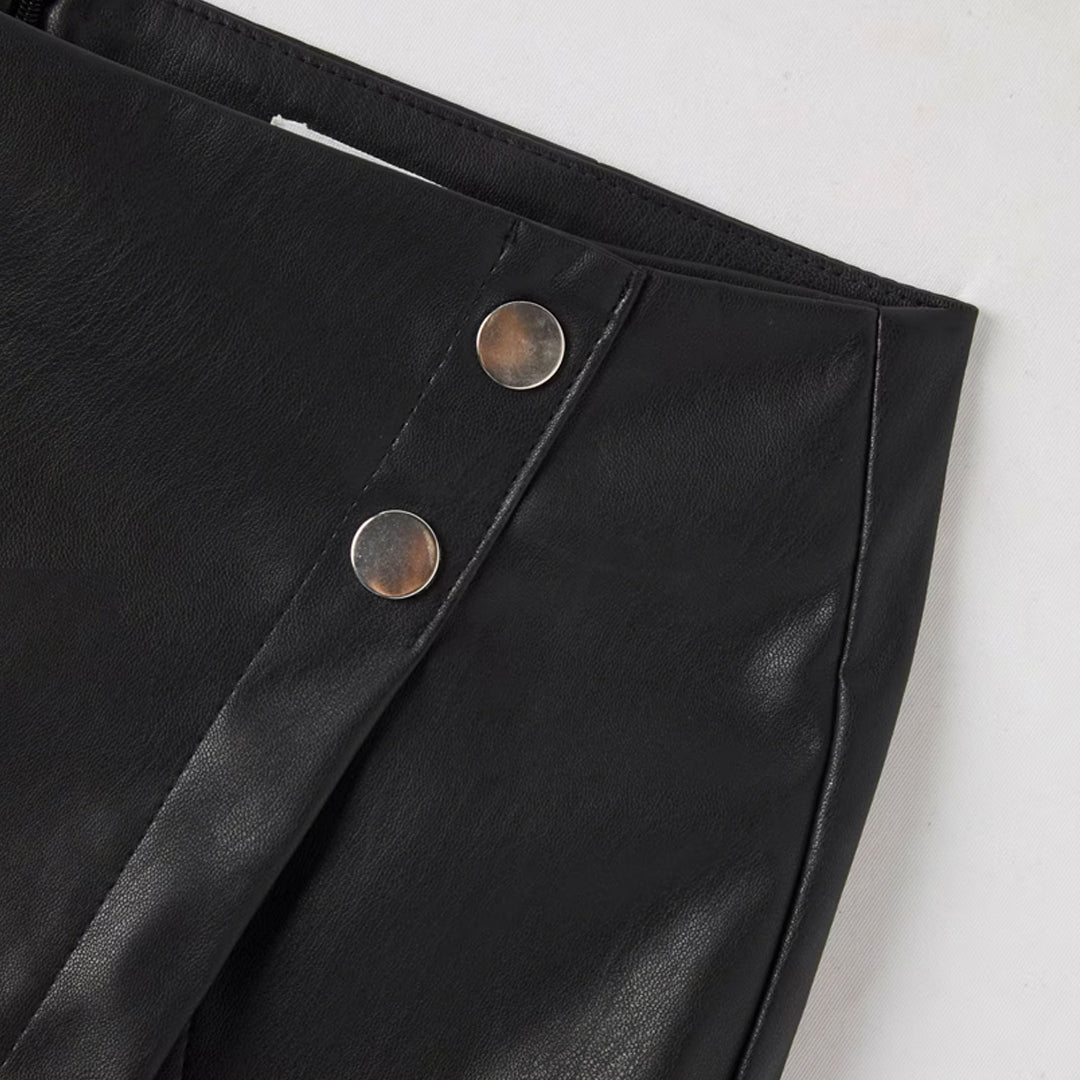 Leather Effect Trousers