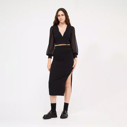 Long Skirt with Slit