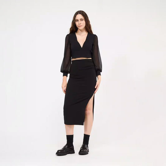 Long Skirt with Slit