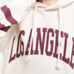 College-Style Lettering  Hooded Sweatshirt