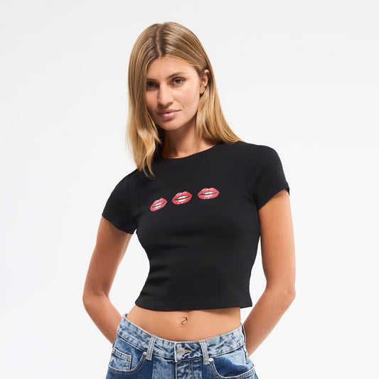 Printed Crew Neck T-Shirt