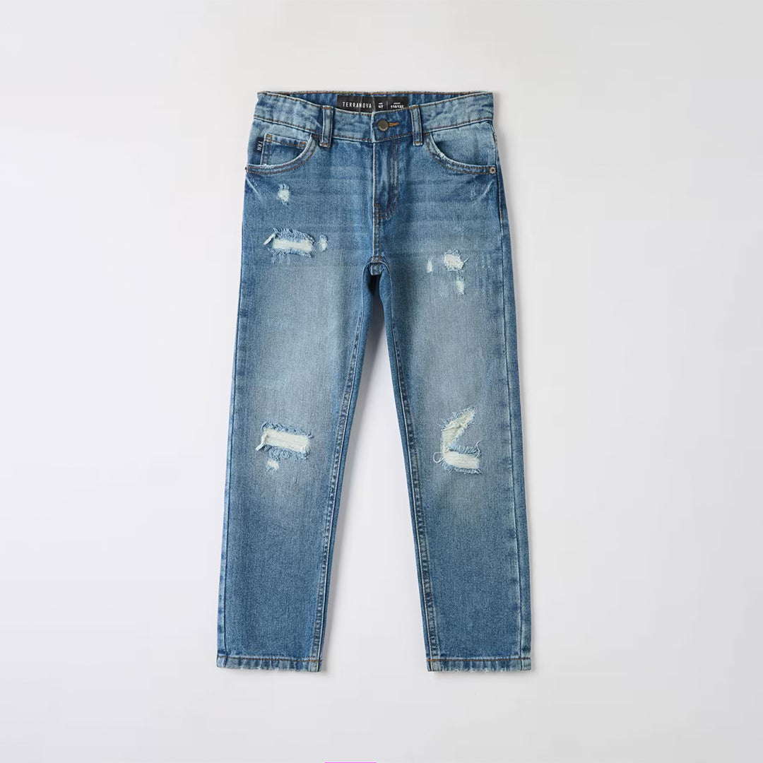 5-pocket Jeans with Rips