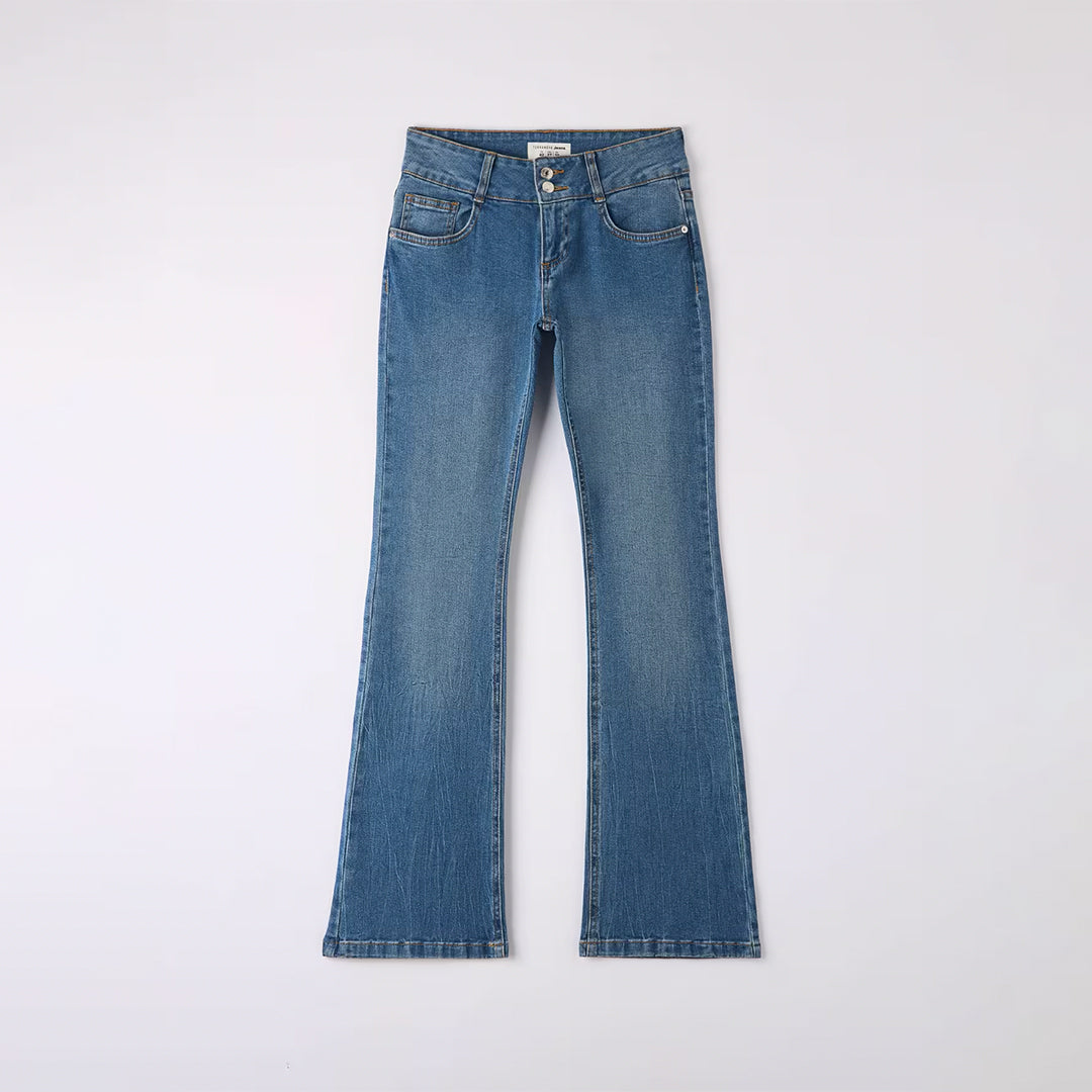 Low Rise Flared Jeans – Terranova Philippines