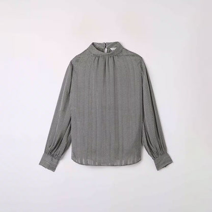 Gathered Collar Blouse