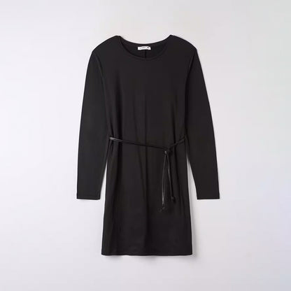 3/4 Sleeves Round Neck Dress