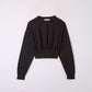Corset Crop Sweatshirt