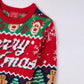 Jacquard Sweater with Christmas Writing