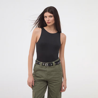 Wide Shoulder Straps Bodysuit