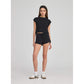 Crew Neck Cropped Shirt