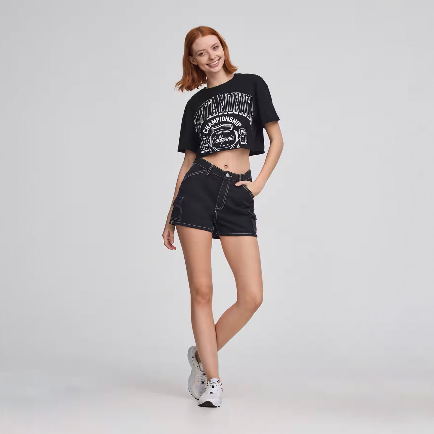 Short Sleeve Crop T-Shirt