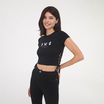 Short Sleeve Crop T-Shirt