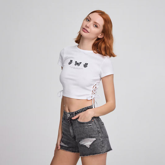 Short Sleeve Crop T-Shirt