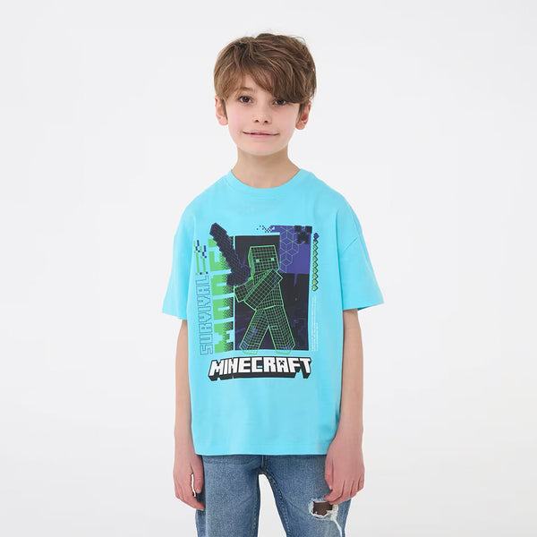 Minecraft® Print Short Sleeve T-Shirt