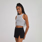 Wide Strap Cropped Tank Top