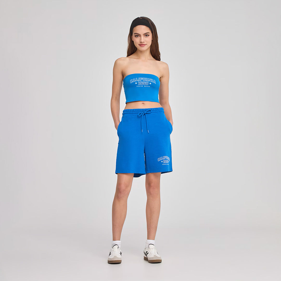 Drawstring Closure Bermuda Shorts