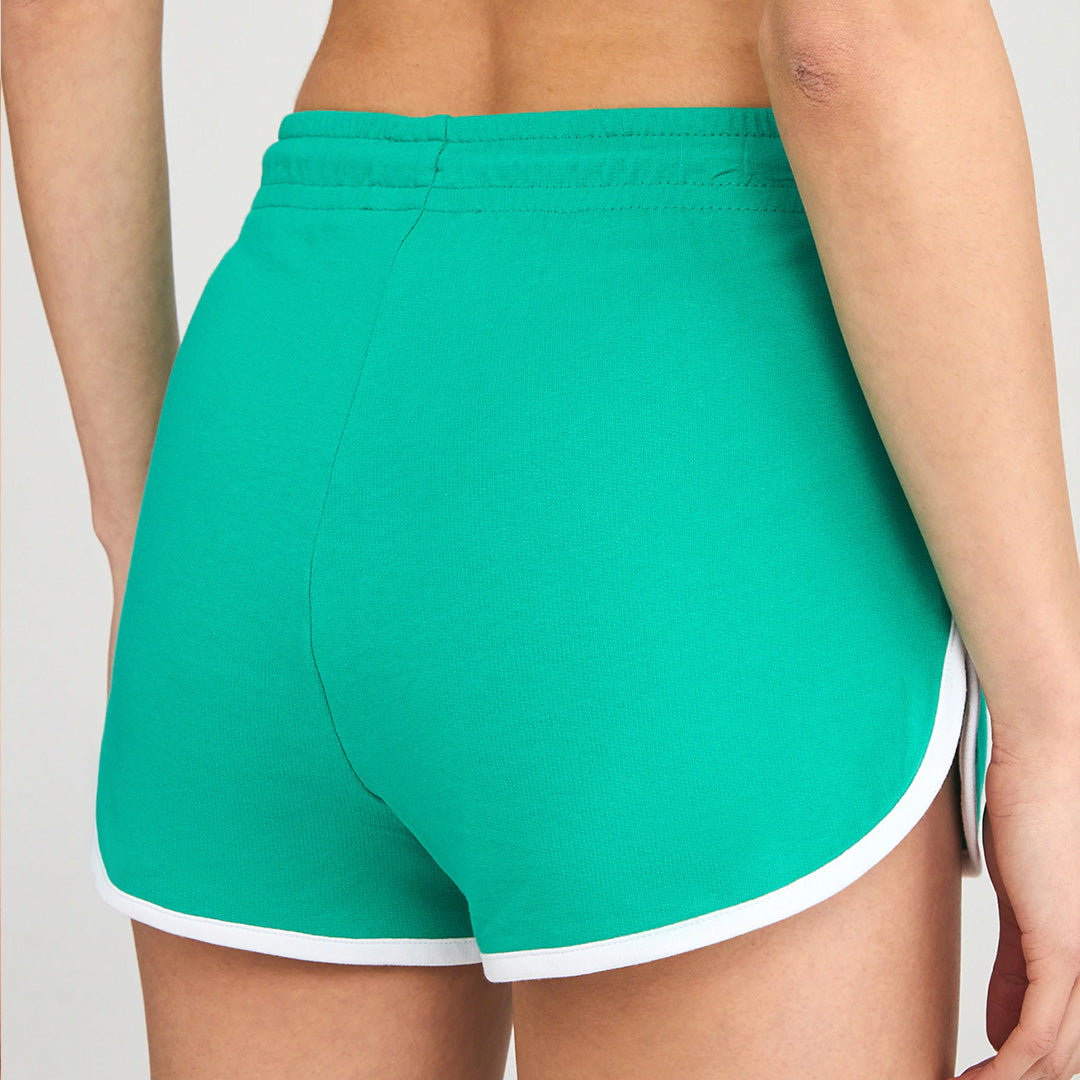 Drawstring Waist with Contrasting Profile Shorts