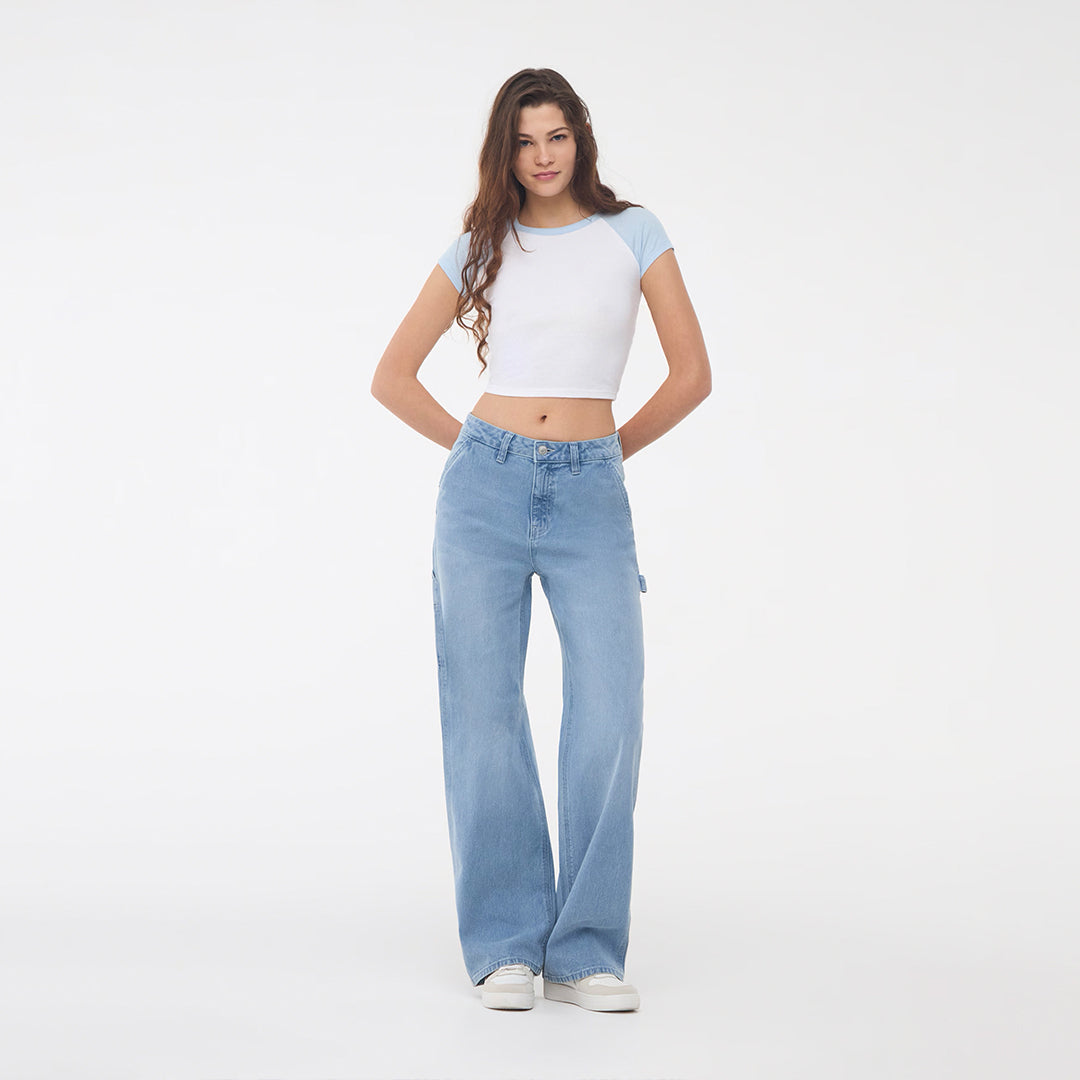 Wide Leg Carpenter Jeans