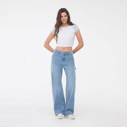 Wide Leg Carpenter Jeans
