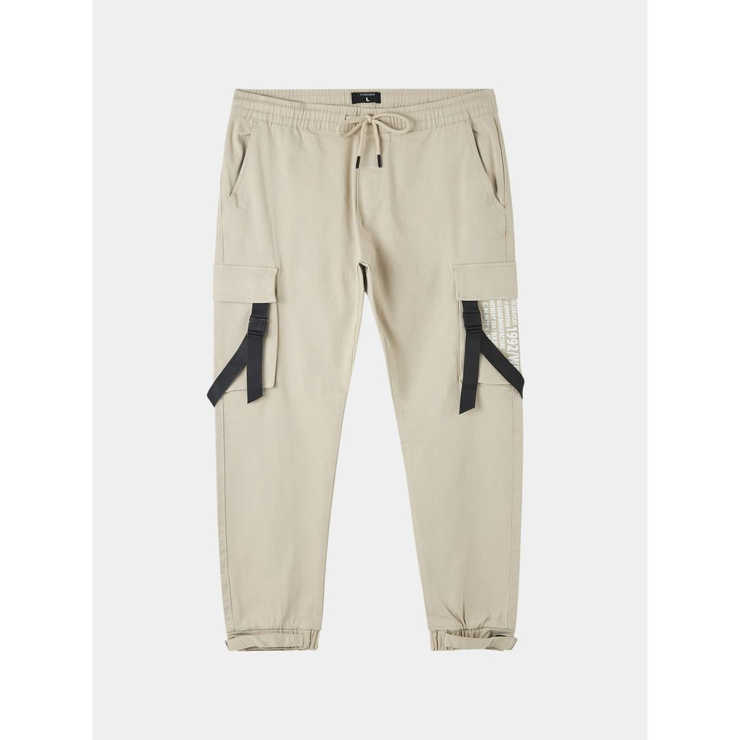 Printed Cargo Trousers