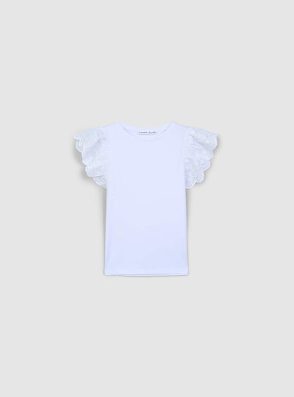 Kids Girls Short-sleeved T-shirt