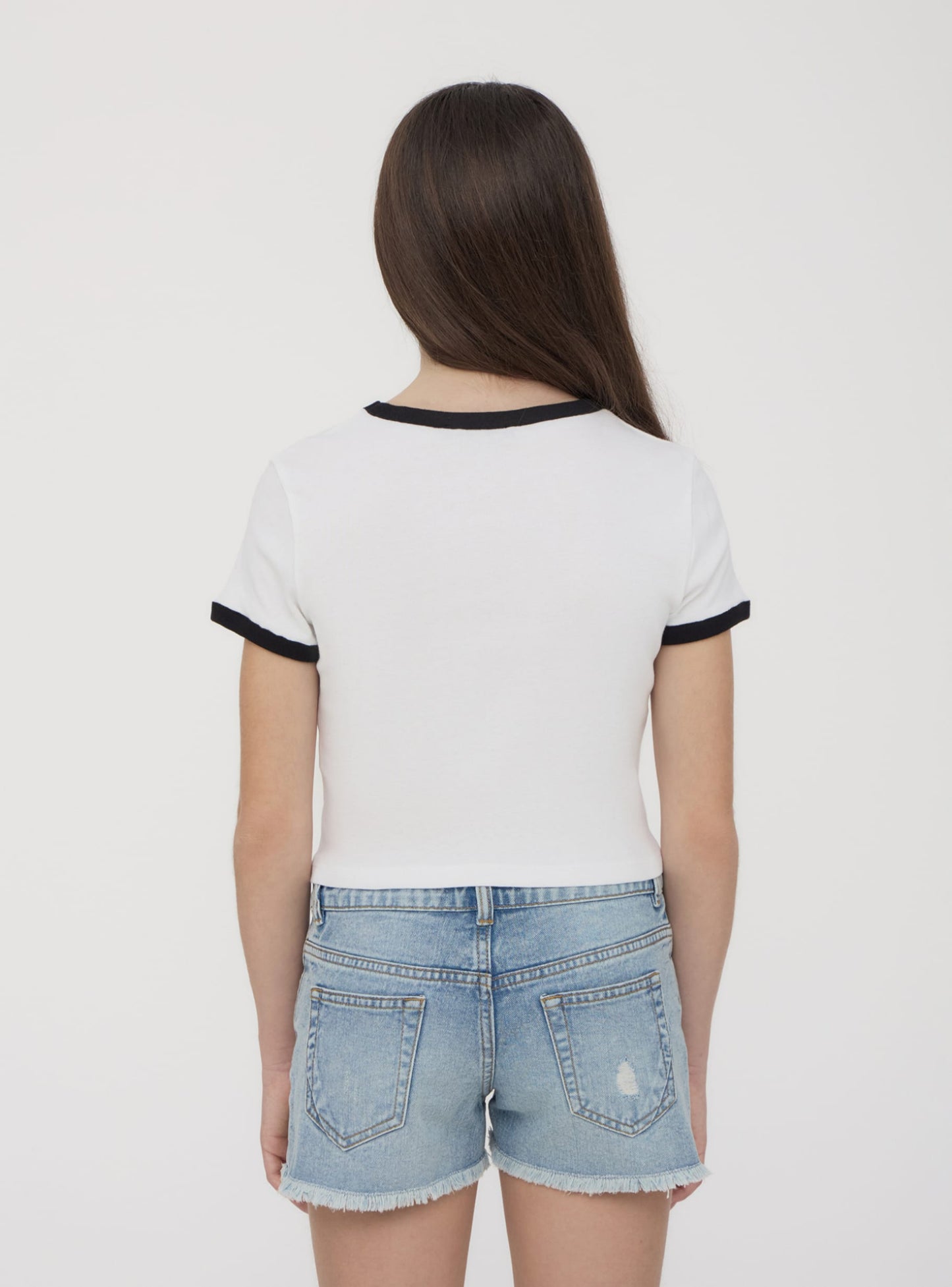 Kids Girls Short-sleeved T-shirt