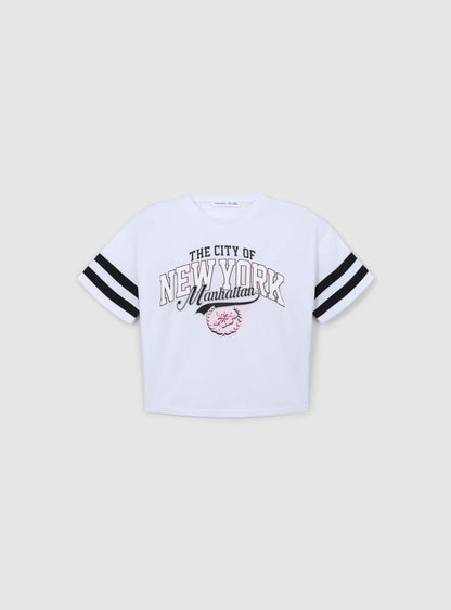 Kids Girls Short-sleeved T-shirt